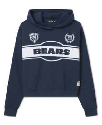 Junk Food Clothing Women's Chicago Bears Oversized Crop Hoodie