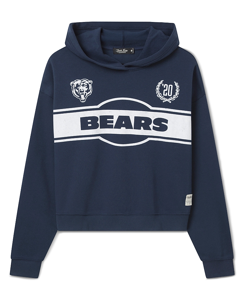 Junk Food Clothing Women's Chicago Bears Oversized Crop Hoodie