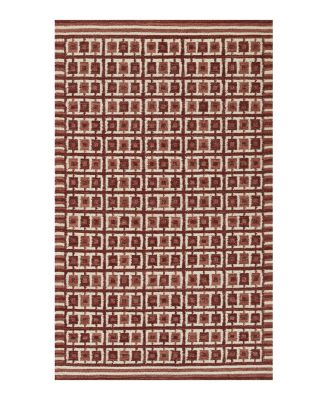 Momeni Scandi SCANDSCN-2RED Area Rug, 8' x 10'