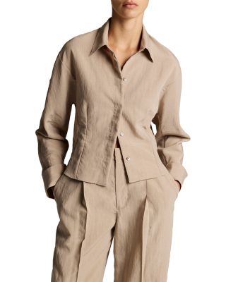 Blouson Back Shirt Jacket