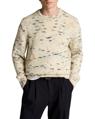 Space Dye Wool Crewneck Sweater