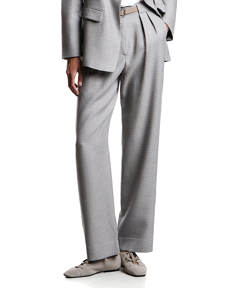 Emporio Armani Pied De Poule Checkered Trousers