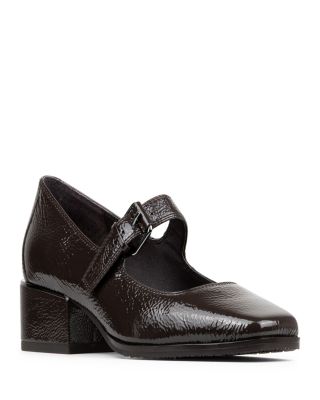 Women's Leather Maryjane Pumps