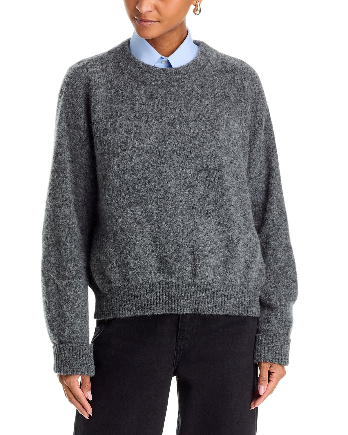 American Vintage Vito Alpaca Wool Blend Crewneck Sweater