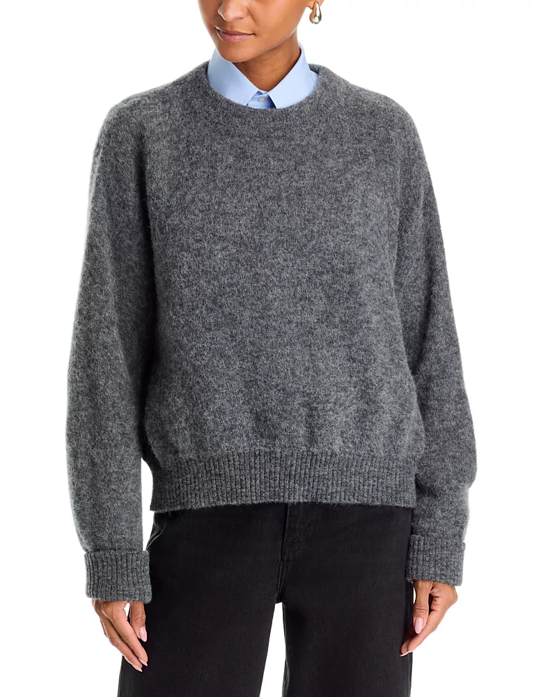 American Vintage Vito Alpaca Wool Blend Crewneck Sweater