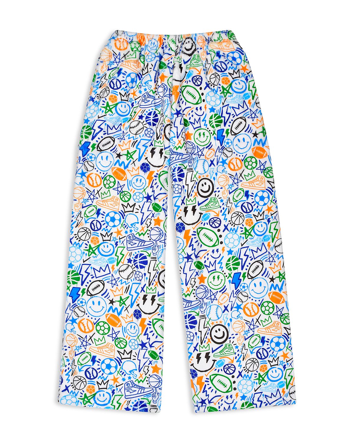 Iscream Boys' Corey Let's Go Sports Plush Pants - Little Kid, Big Kid