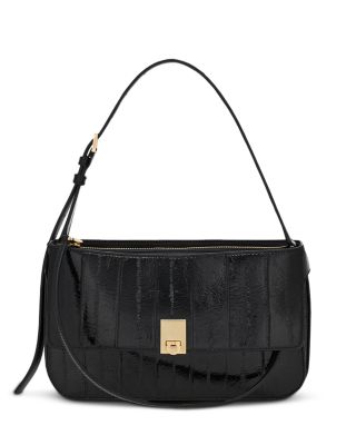 Cara Eel Leather Shoulder Bag