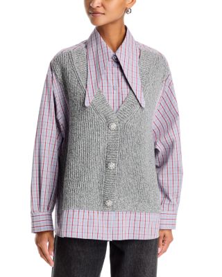 Kute Fabric Mix Shirt