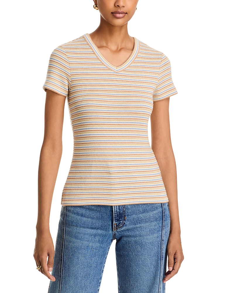 Veronica Beard Devin V Neck Tee