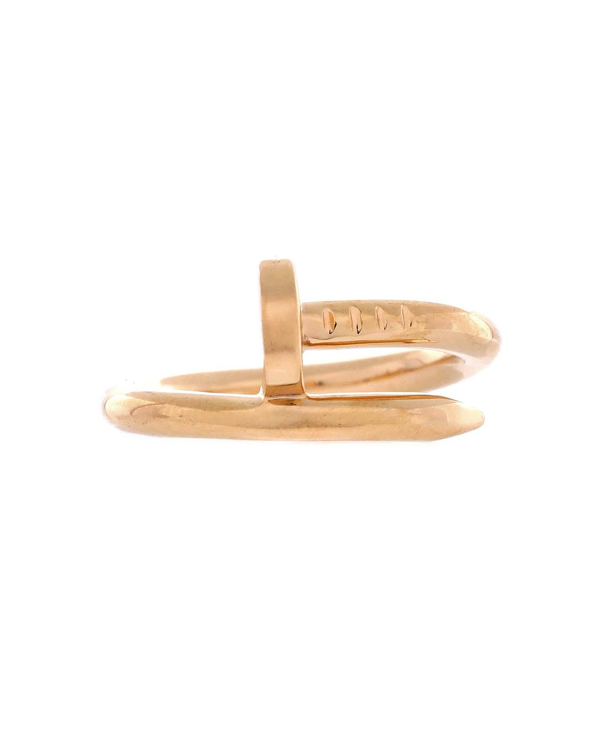 Pre-Owned Cartier Juste un Clou Ring 18K Rose Gold