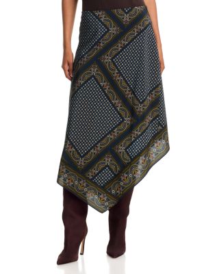 Hartley Asymmetric Midi Skirt