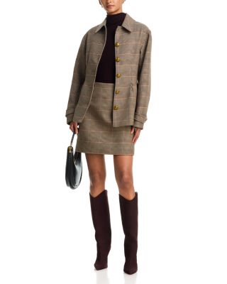 Severine Glen Plaid Jacket & Roman Glen Plaid Skirt