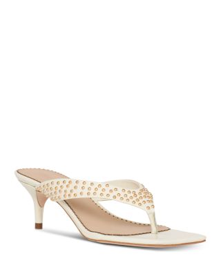 Women's Frankie Studded Leather Thong Sandals