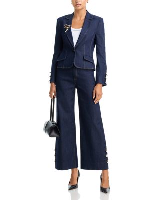 Rhinestone Pin Blazer & Matching Pants