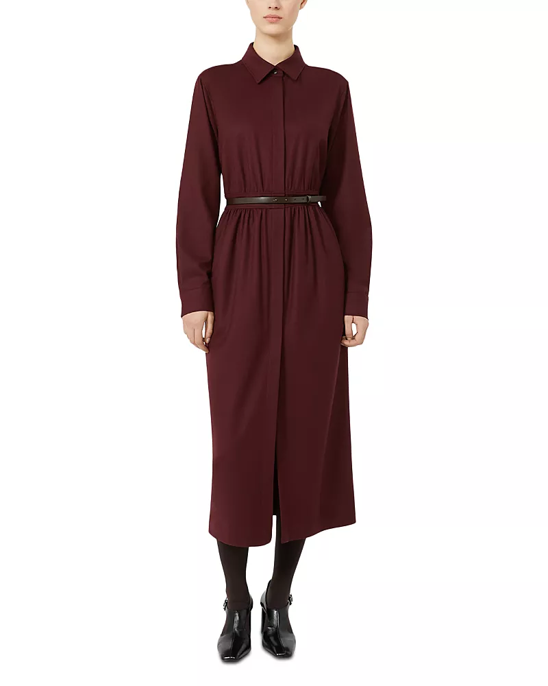 Max Mara Mxmdalmata Belted Shirtdress