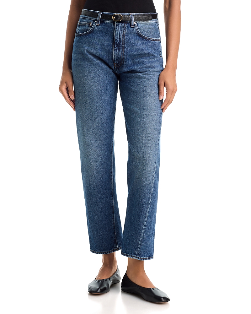 Toteme Twisted Seam Jeans in Washed Blue