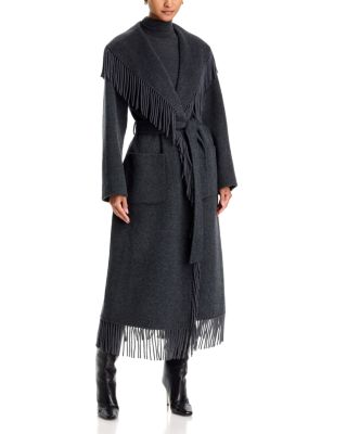 Carrie Fringe Robe Coat - thumbnail 3