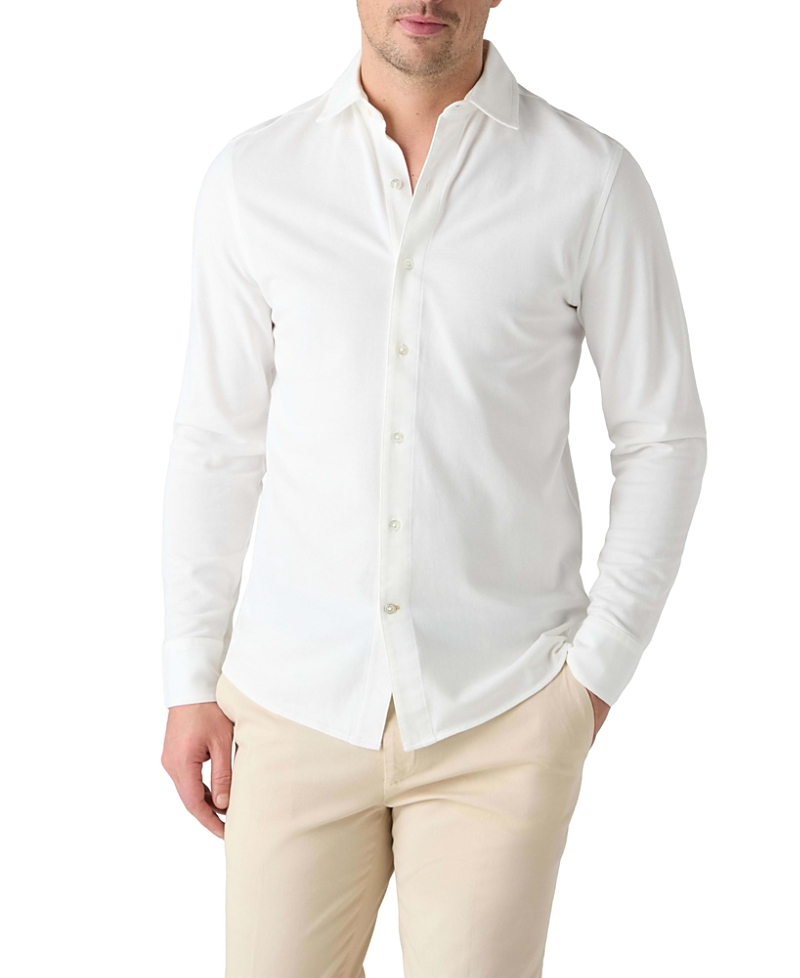 Robert Talbott Foster Long Sleeve Knit Shirt