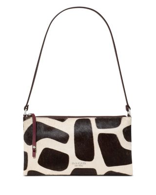 Fling Giraffe Print Calf Hair Pochette Bag
