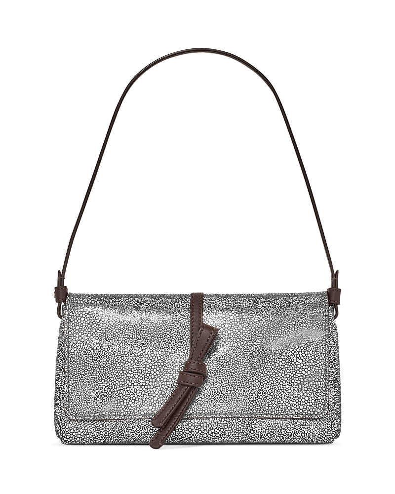 kate spade new york Loop Small Metallic Dot Suede Shoulder Bag