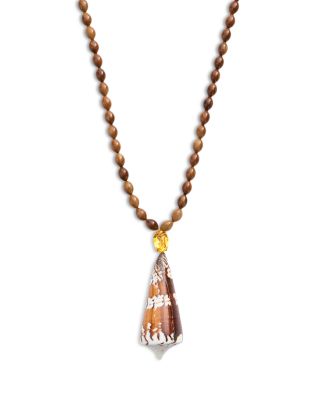 Cowley Shell Necklace, 16"-18"