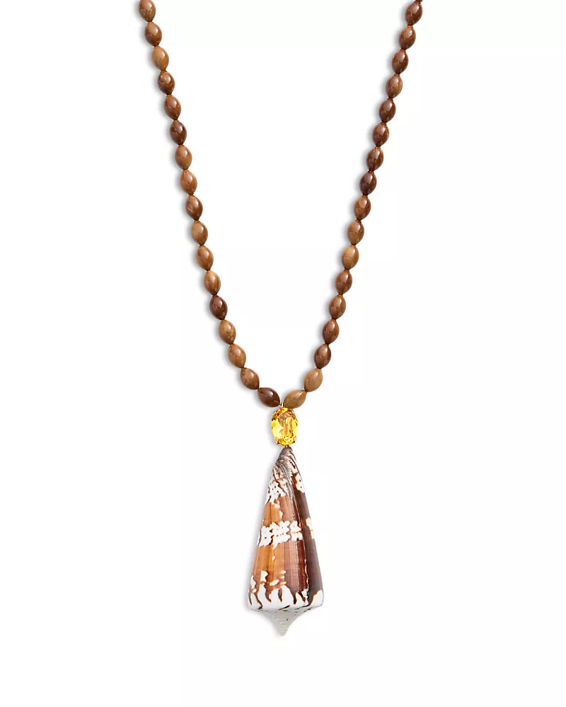 Jennifer Behr Cowley Shell Necklace, 16