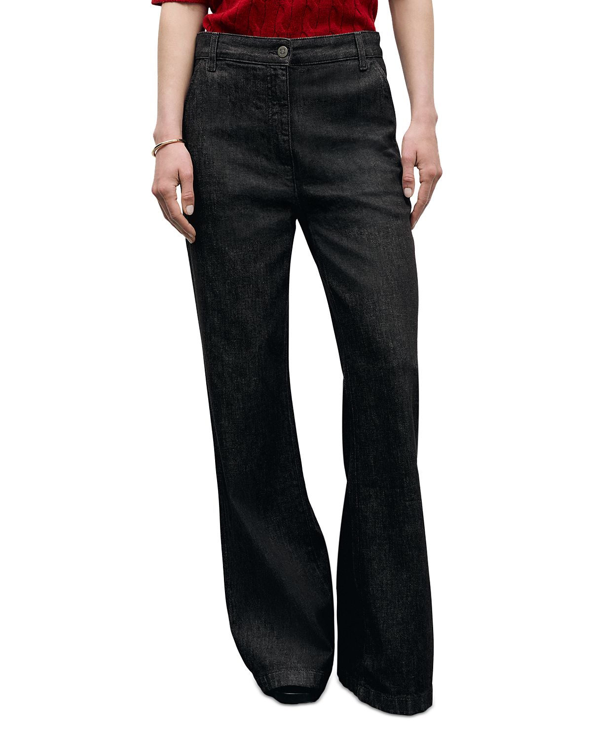 Gerard Darel Indie Wide Leg Jeans