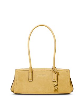 Laila Small East West Suede Shoulder Tote