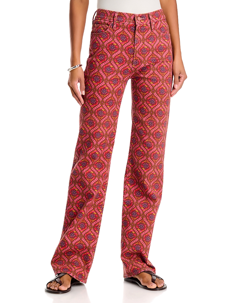 Mother The Kick It Printed Jeans in Antivenom