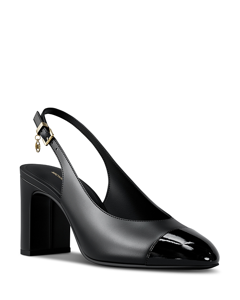 Michael Kors Women's Piper Leather Flex Slingback Pumps