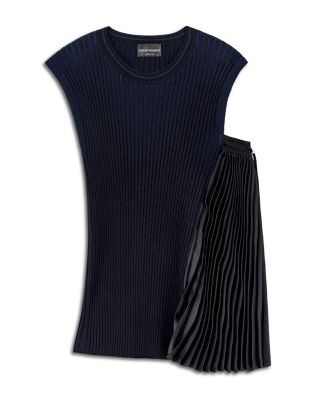 Asymmetric Ribbed Knit Top