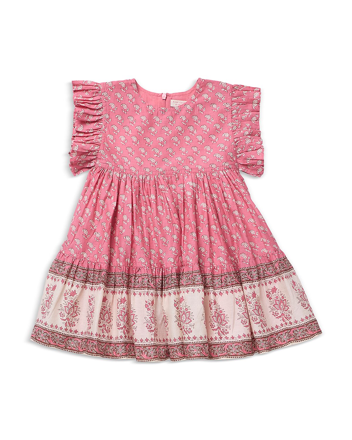 Pink Chicken Girls' Kit Printed Cotton Dress - Little Kid