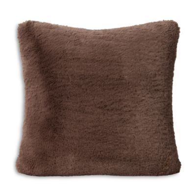 Cloud Faux Fur Throw Pillow, 20" x 20"