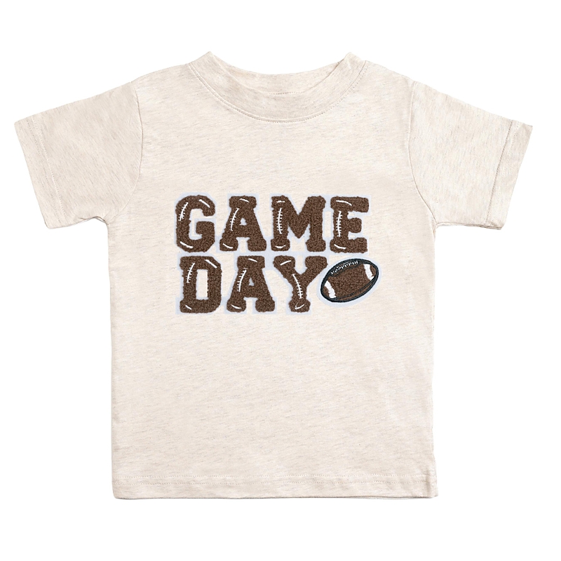 Sweet Wink Boys' Game Day Patch Short Sleeve T-Shirt - Little Kid