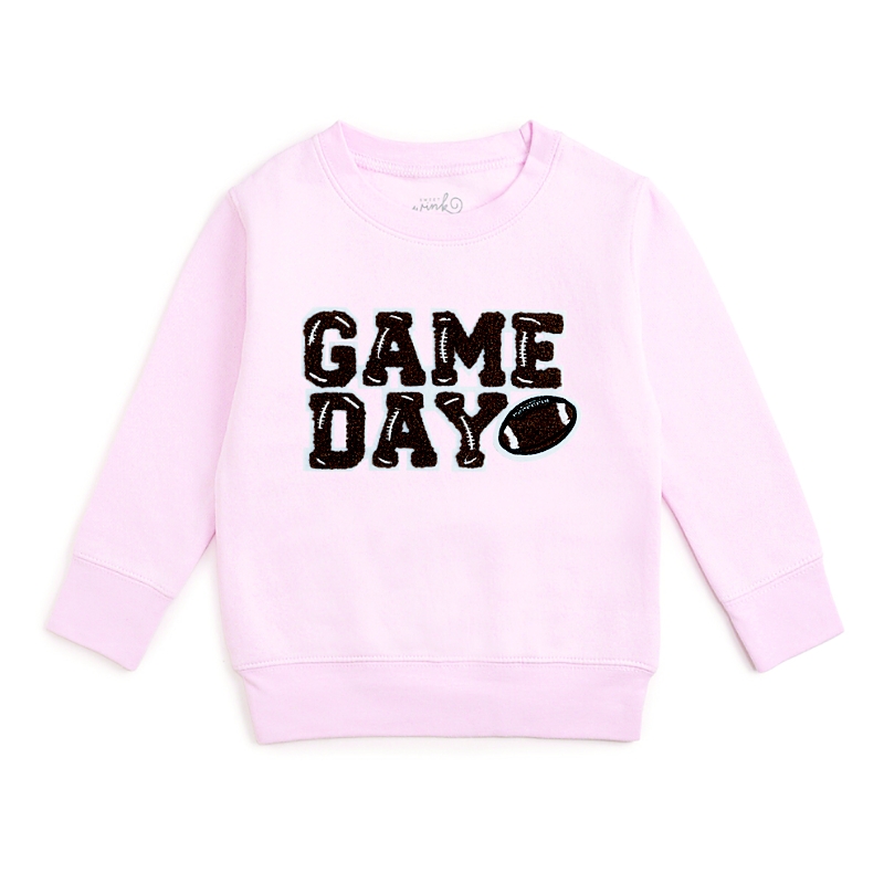Sweet Wink Girls' Game Day Patch Sweatshirt - Little Kid, Big Kid