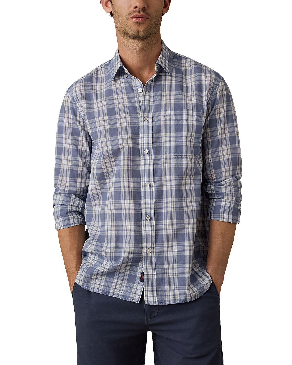 Faherty Weightless Cotton Plaid Shirt