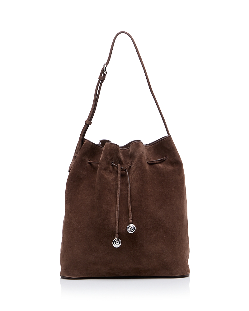 Liffner Charm Suede Bucket Bag