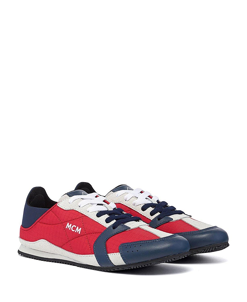 Mcm Men's Federlite Sneakers in Ripstop Nylon