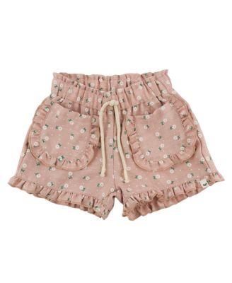 Girls' Sunbursts Libby Ruffle Short - Baby, Little Kid