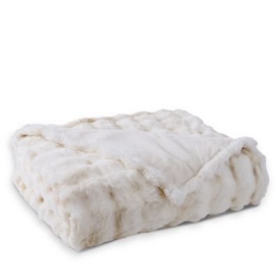 Bubble Faux Fur Heated Blanket, King