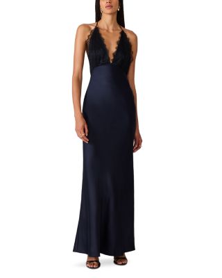 Phia Plunging Neck Gown