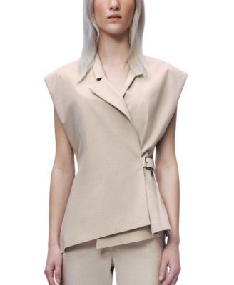  Belted Double Breasted Vest
