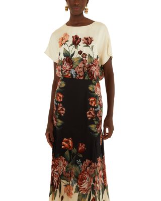 Blouson Bodice Midi Dress - thumbnail 2