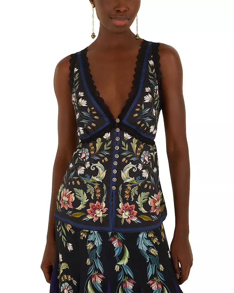 Farm Rio Natalia Sleeveless Blouse