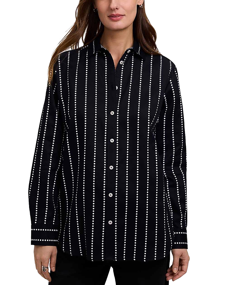 Foxcroft Sateen Boyfriend Shirt
