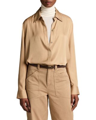 Double Collar Long Sleeve Shirt