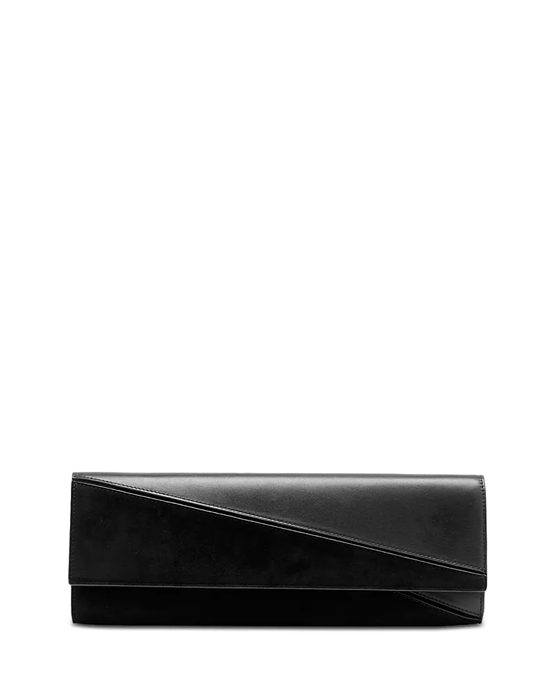Proenza Schouler Hex Leather & Suede Clutch