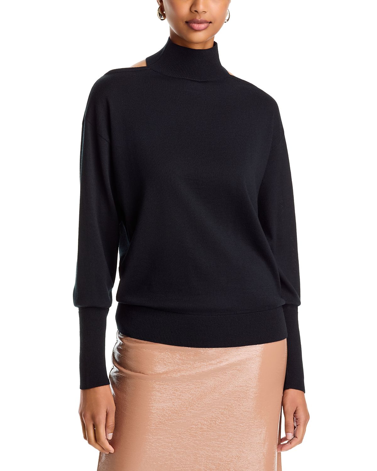 Courreges Merino Wool Cut Out Sweater