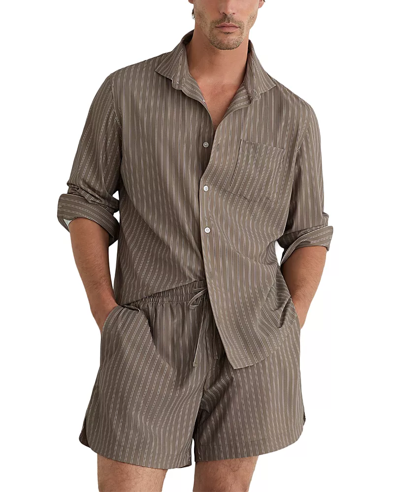 Reiss Victor Striped Stretch Shorts