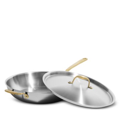 6 Qt. Stainless Clad Weeknight Pan with Lid 